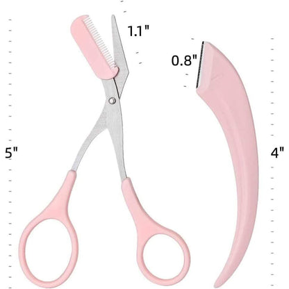 Eyebrow Trimmer Scissors with Comb - A-1 Thread Vault