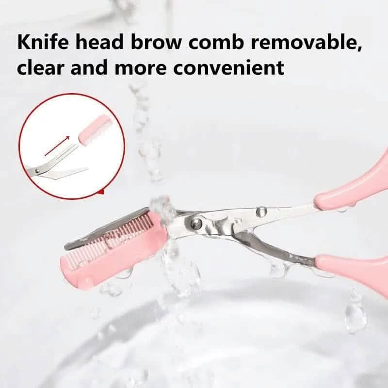 Eyebrow Trimmer Scissors with Comb - A-1 Thread Vault