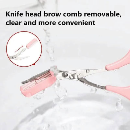 Eyebrow Trimmer Scissors with Comb - A-1 Thread Vault
