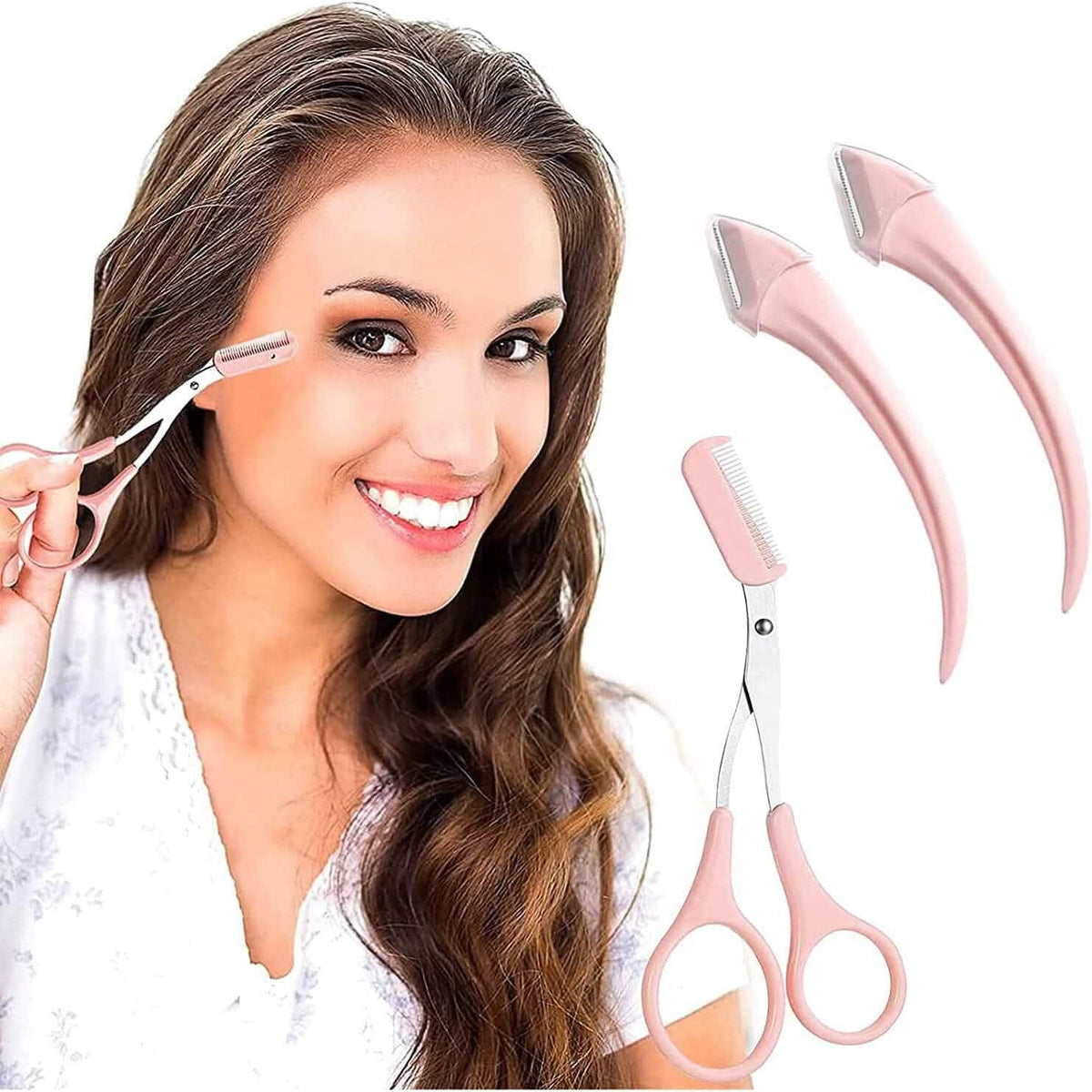 Eyebrow Trimmer Scissors with Comb - A-1 Thread Vault