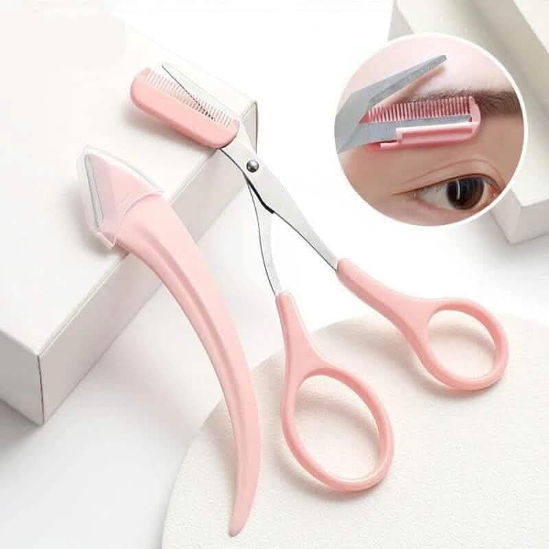 Eyebrow Trimmer Scissors with Comb - A-1 Thread Vault