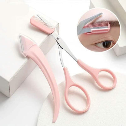 Eyebrow Trimmer Scissors with Comb - A-1 Thread Vault