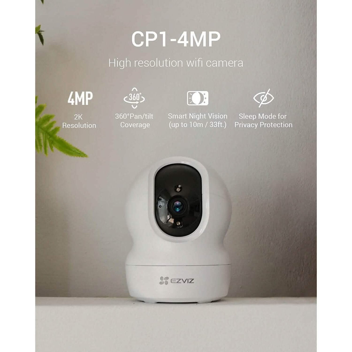 EZVIZ Outdoor Security Camera Color Night Vision (Refurbished) - A-1 Thread Vault