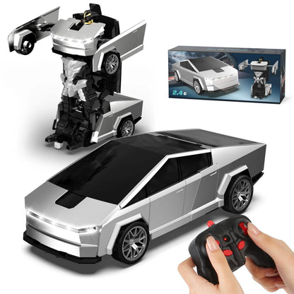 2.4GHz Remote Control Off-Road Car – Robot Transforming, LED Lights - A-1 Thread Vault