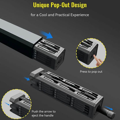 44-in-1 Magnetic Precision Screwdriver Set - A-1 Thread Vault