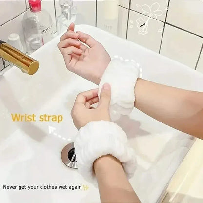 Face Washing Wrist With Sweat Wiping Bracelet Absorbing Sleeve - A-1 Thread Vault