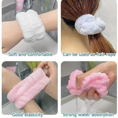 Face Washing Wrist With Sweat Wiping Bracelet Absorbing Sleeve - A-1 Thread Vault