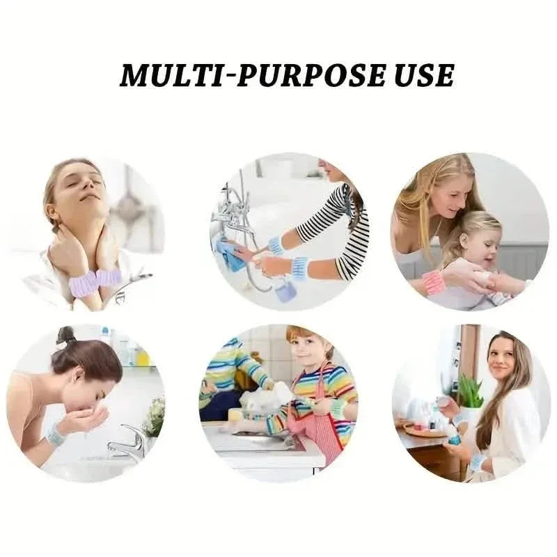Face Washing Wrist With Sweat Wiping Bracelet Absorbing Sleeve - A-1 Thread Vault