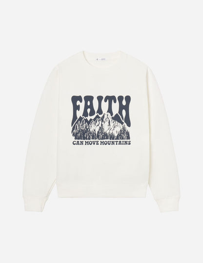 Faith Can Move Mountains Unisex Crewneck - A-1 Thread Vault
