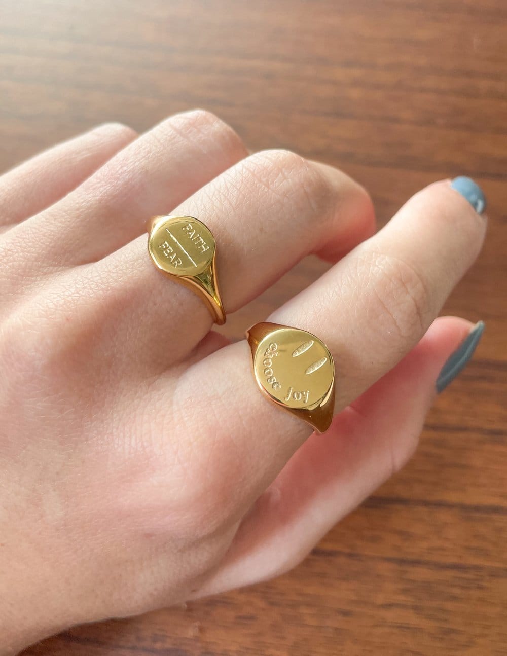 Faith Over Fear Ring - A-1 Thread Vault