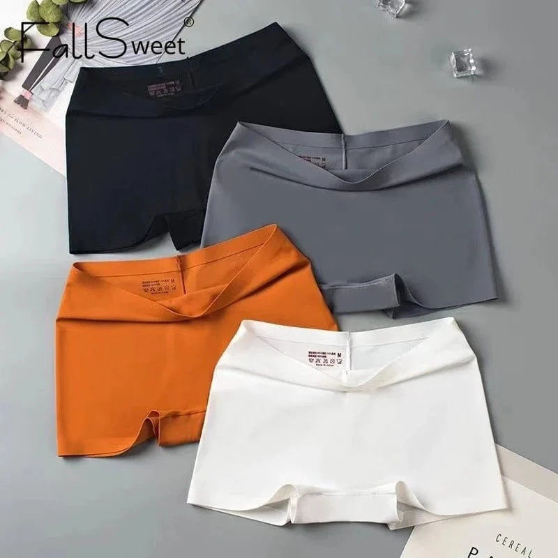 FallSweet 8PCS Anti-See-Through Ice Silk Breathable Seamless Panties for Woman Soft Breathable Underwear Sexy Female Lingerie - A-1 Thread Vault