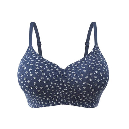 FallSweet Classical Red Plaid Push Up Bra for Women Seamless Wireless Bralette Female Invisible Brassiere Small Breasts Lingerie - A-1 Thread Vault