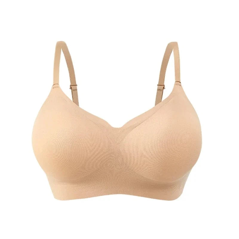 FallSweet Classical Red Plaid Push Up Bra for Women Seamless Wireless Bralette Female Invisible Brassiere Small Breasts Lingerie - A-1 Thread Vault