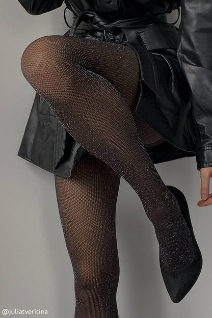 Fantasy Shimmering Tights Conte Rete Lurex - Fine Mesh Imitation - A-1 Thread Vault