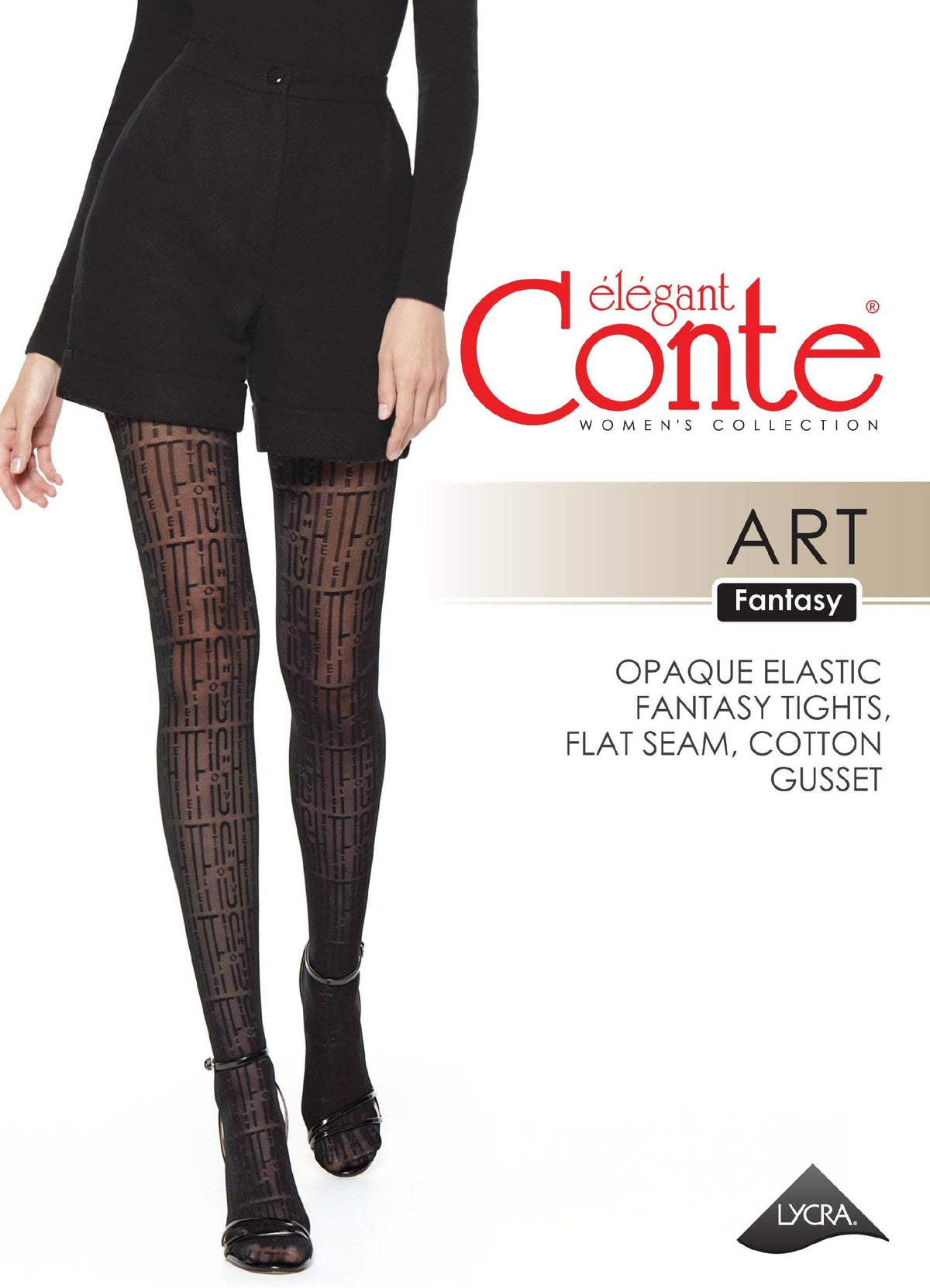 Fantasy Tights Conte Art - Letter Pattern - A-1 Thread Vault