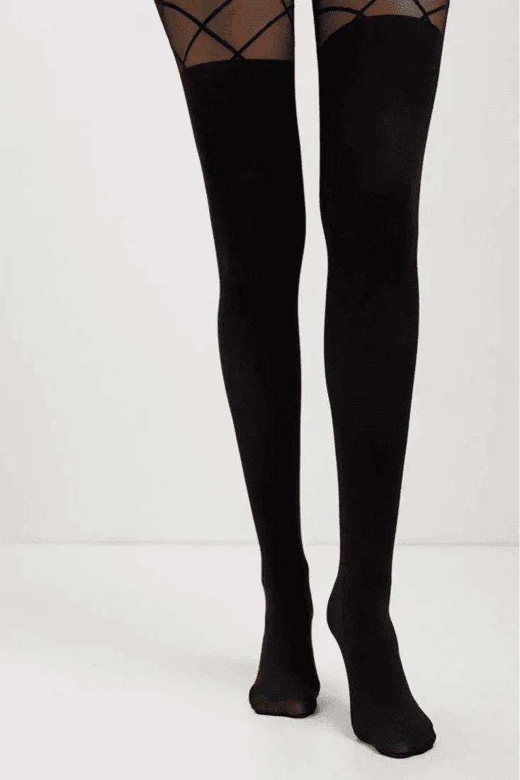 Fantasy Tights Conte Concept - Knee-highs with Diamonds - A-1 Thread Vault