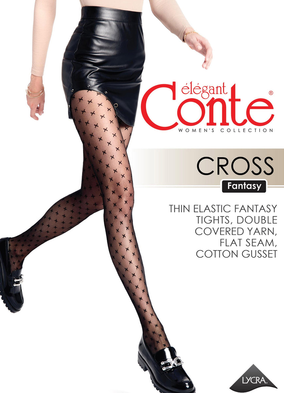 Fantasy Tights Conte Cross - Drawing of 'Crosses' - A-1 Thread Vault