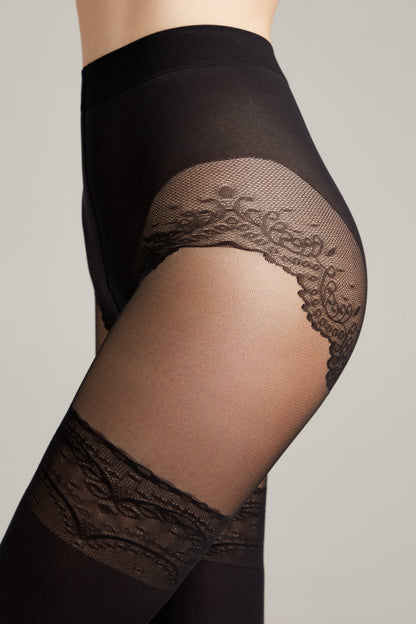 Fantasy Tights Conte Delight - Lace Panties Stockings Imitation - A-1 Thread Vault