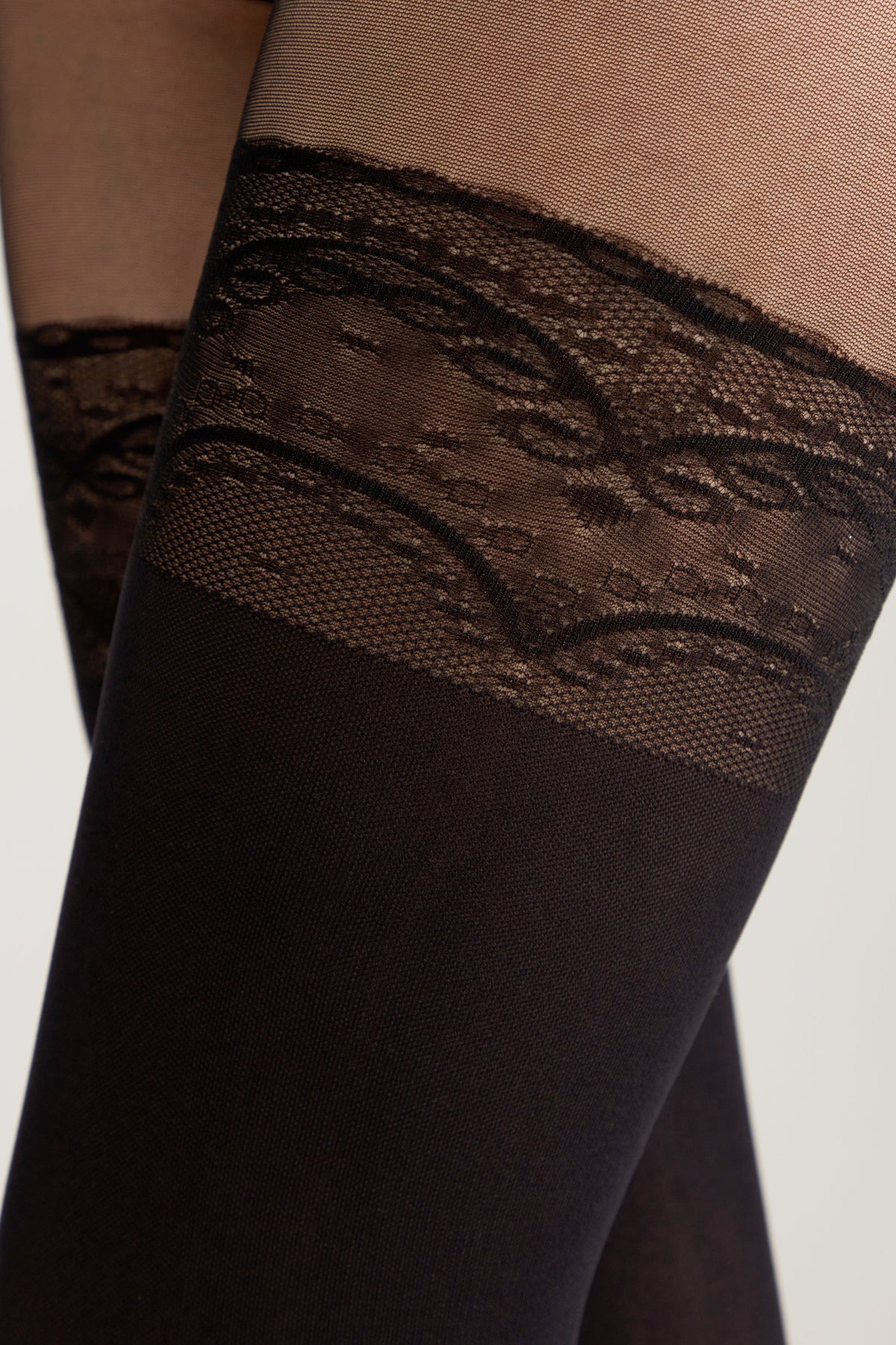 Fantasy Tights Conte Delight - Lace Panties Stockings Imitation - A-1 Thread Vault