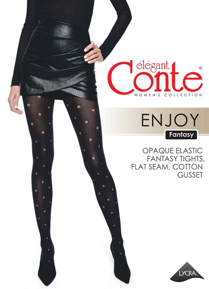 Fantasy Tights Conte Enjoy - Sheer Polka Dots - A-1 Thread Vault