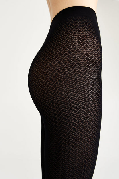 Fantasy Tights Conte Graphic - Geometric Pattern - A-1 Thread Vault
