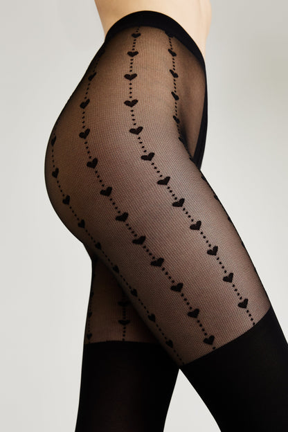 Fantasy Tights Conte Hearts - Imitation of Knee Highs - A-1 Thread Vault