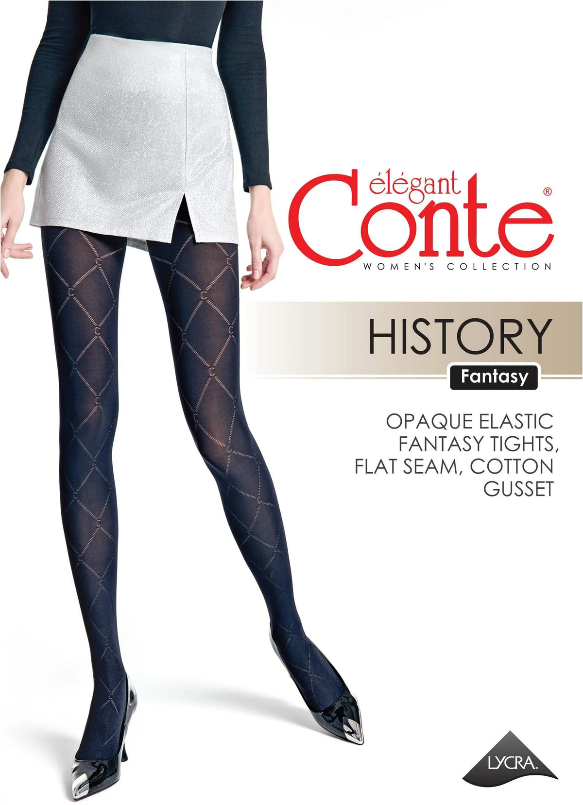 Fantasy Tights Conte History - Diamond Pattern - A-1 Thread Vault