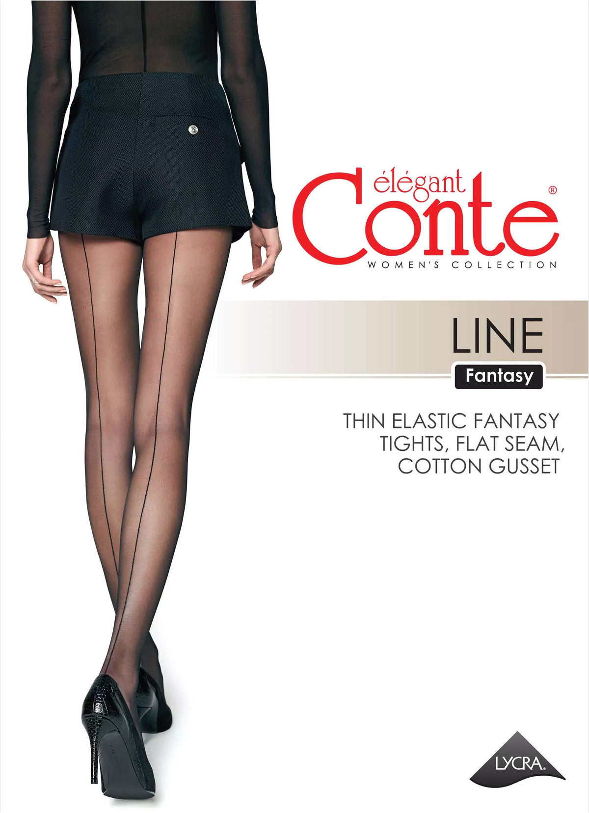 Fantasy Tights Conte Line - Back Seam - A-1 Thread Vault