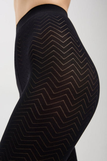Fantasy Tights Conte Orient - Zigzag pattern - A-1 Thread Vault