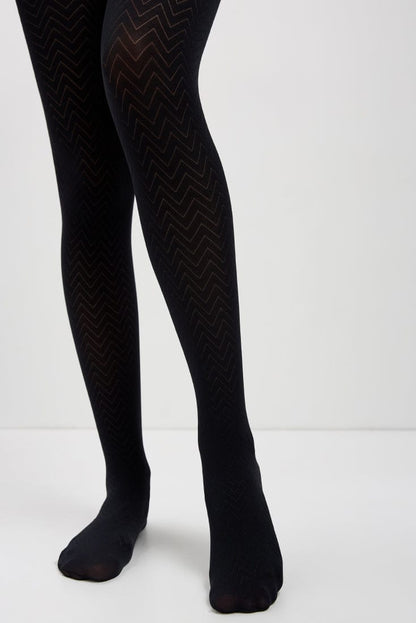Fantasy Tights Conte Orient - Zigzag pattern - A-1 Thread Vault