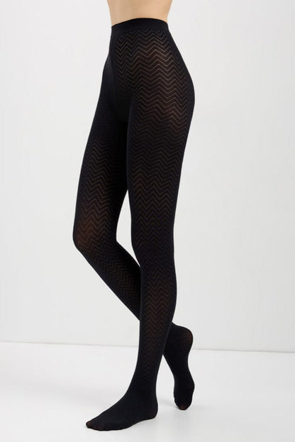 Fantasy Tights Conte Orient - Zigzag pattern - A-1 Thread Vault