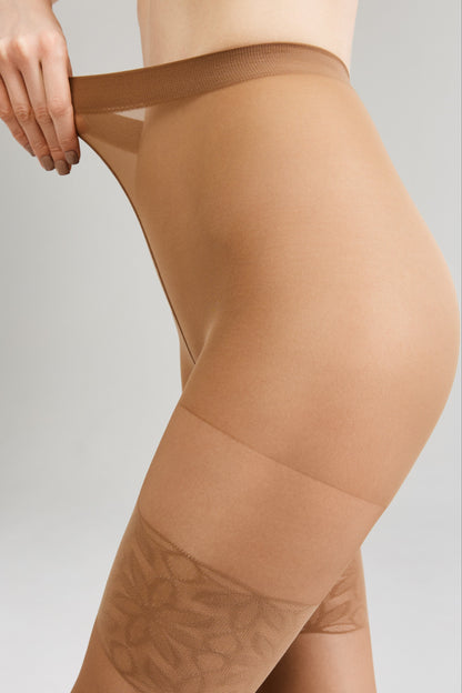 Fantasy Tights Conte Patricia - Imitation of Lace Stockings - A-1 Thread Vault