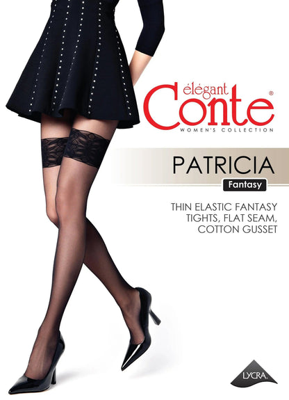 Fantasy Tights Conte Patricia - Imitation of Lace Stockings - A-1 Thread Vault