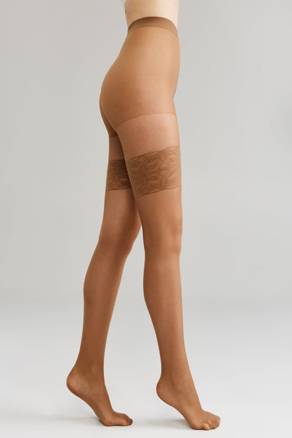 Fantasy Tights Conte Patricia - Imitation of Lace Stockings - A-1 Thread Vault