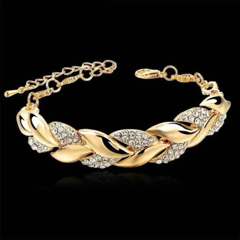 Fashion Women Silver Crystal Diamond Bracelet - A-1 Thread Vault