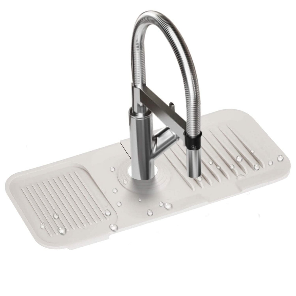 Faucet Splash Mat Sink Tray Water Drainage Pad Sponge Soap Holder - A-1 Thread Vault