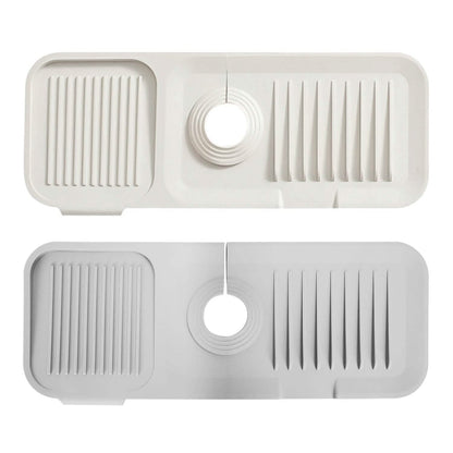 Faucet Splash Mat Sink Tray Water Drainage Pad Sponge Soap Holder - A-1 Thread Vault