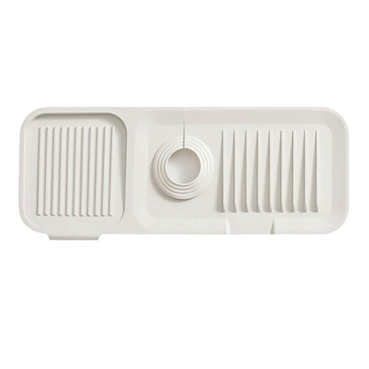 Faucet Splash Mat Sink Tray Water Drainage Pad Sponge Soap Holder - A-1 Thread Vault