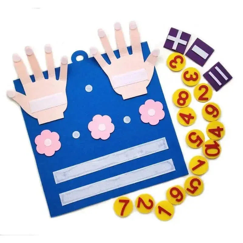 Felt Board Finger Numbers Counting Toy - A-1 Thread Vault