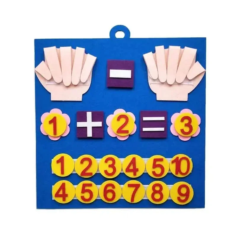 Felt Board Finger Numbers Counting Toy - A-1 Thread Vault