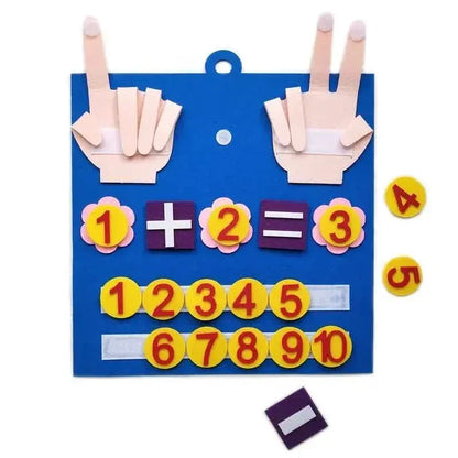 Felt Board Finger Numbers Counting Toy - A-1 Thread Vault