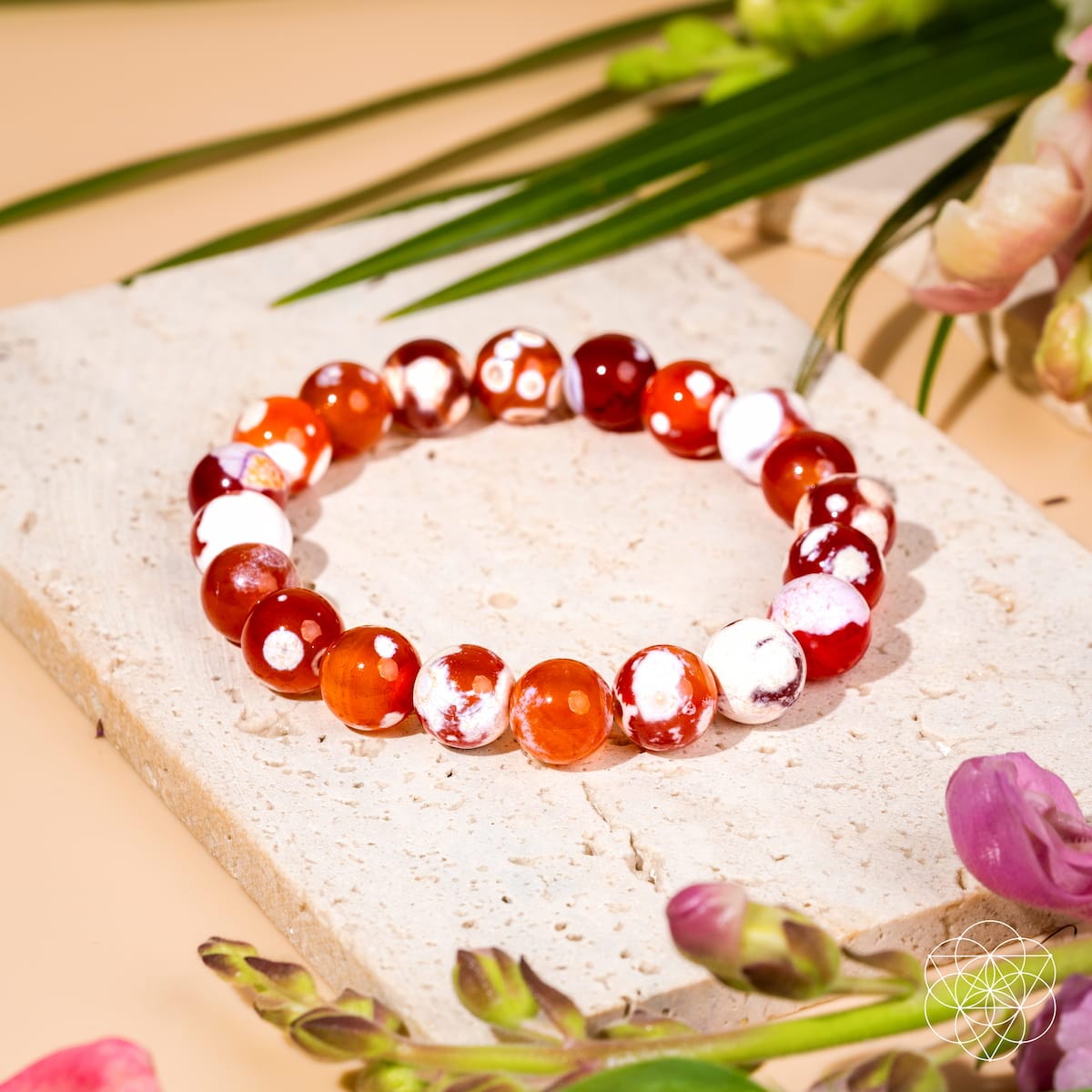 Feminine Force – Carnelian Orca Agate Bracelet - A-1 Thread Vault