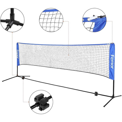 Femor FS051 10ft. Height Adjustable Volleyball Net - A-1 Thread Vault