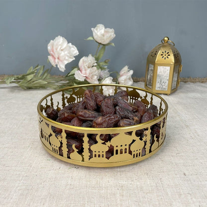 Festive Ramadan Iron Tray Candy Box 3-Piece Set (MAC382) - A-1 Thread Vault
