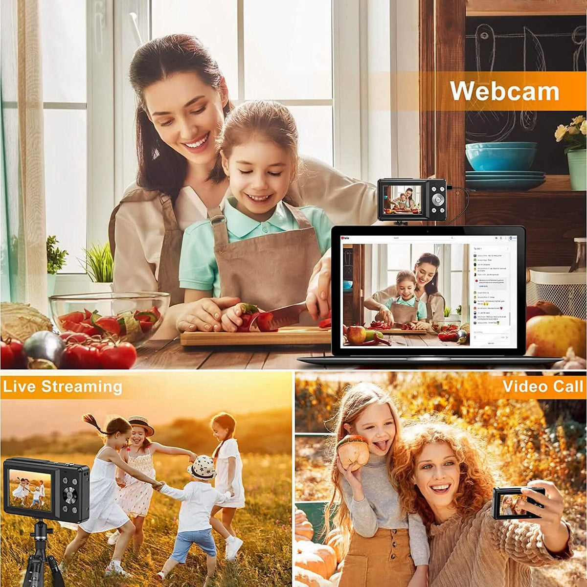 FHD 1080P Digital Camera for Kids - A-1 Thread Vault