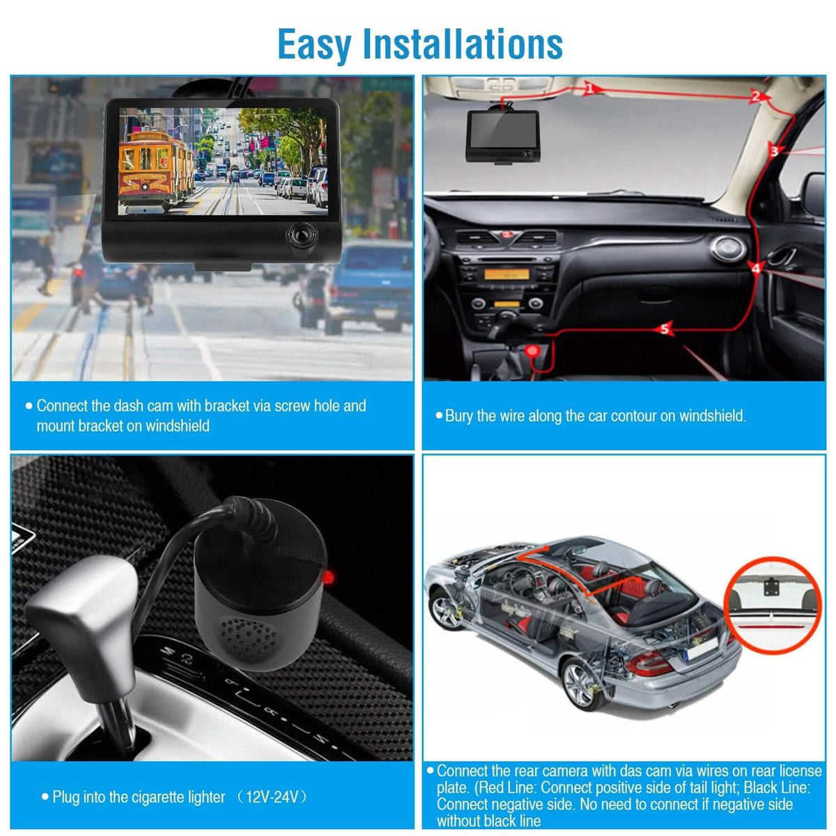 FHD 1080P Touchscreen Car DVR Dash Camera - A-1 Thread Vault