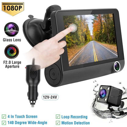 FHD 1080P Touchscreen Car DVR Dash Camera - A-1 Thread Vault
