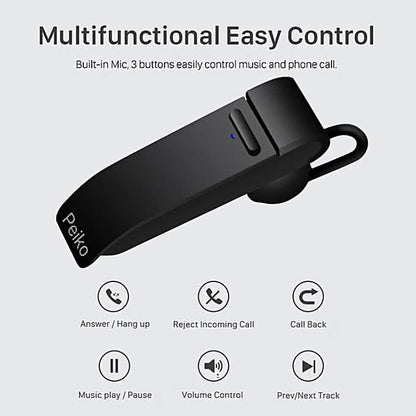 PEIKO World Language Translator Single Earbud – Real-Time Voice Translation - A-1 Thread Vault