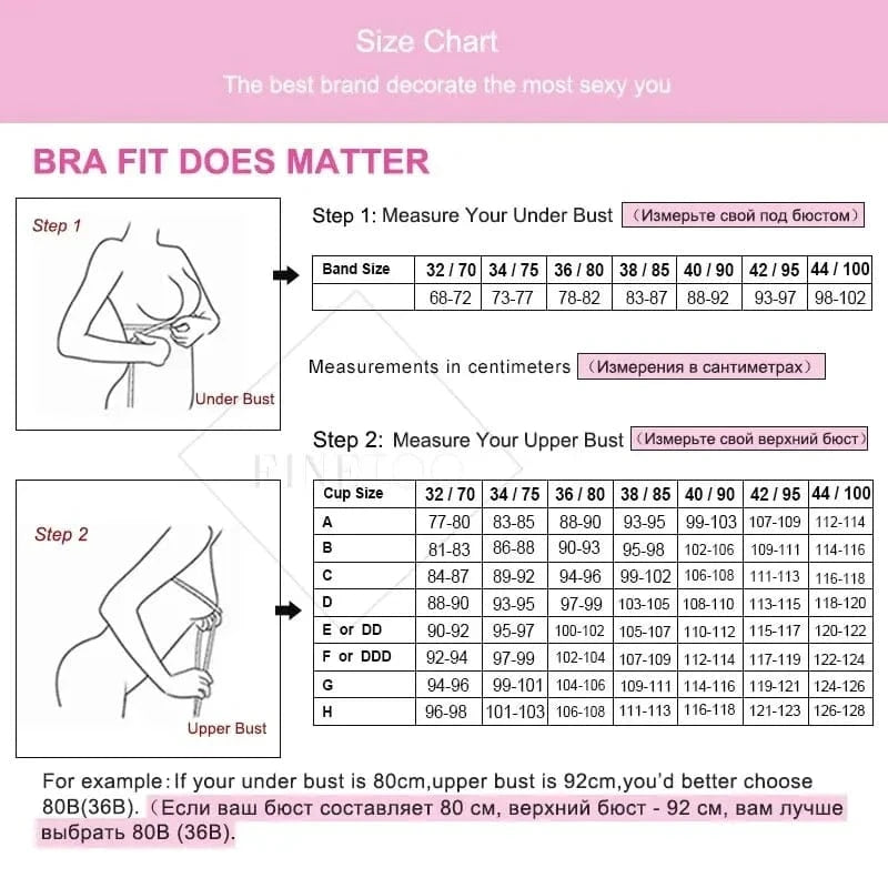 FINETOO Front Closure Strapless Bra For Woman Sexy Invisible Bras Underwear Female Push Up Brassiere One-piece Wireless Bralette - A-1 Thread Vault