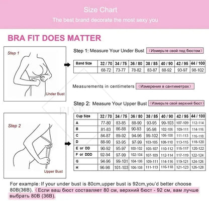 FINETOO Front Closure Strapless Bra For Woman Sexy Invisible Bras Underwear Female Push Up Brassiere One-piece Wireless Bralette - A-1 Thread Vault